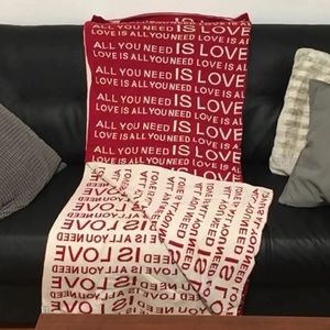 All You Need is Love Knit Blanket